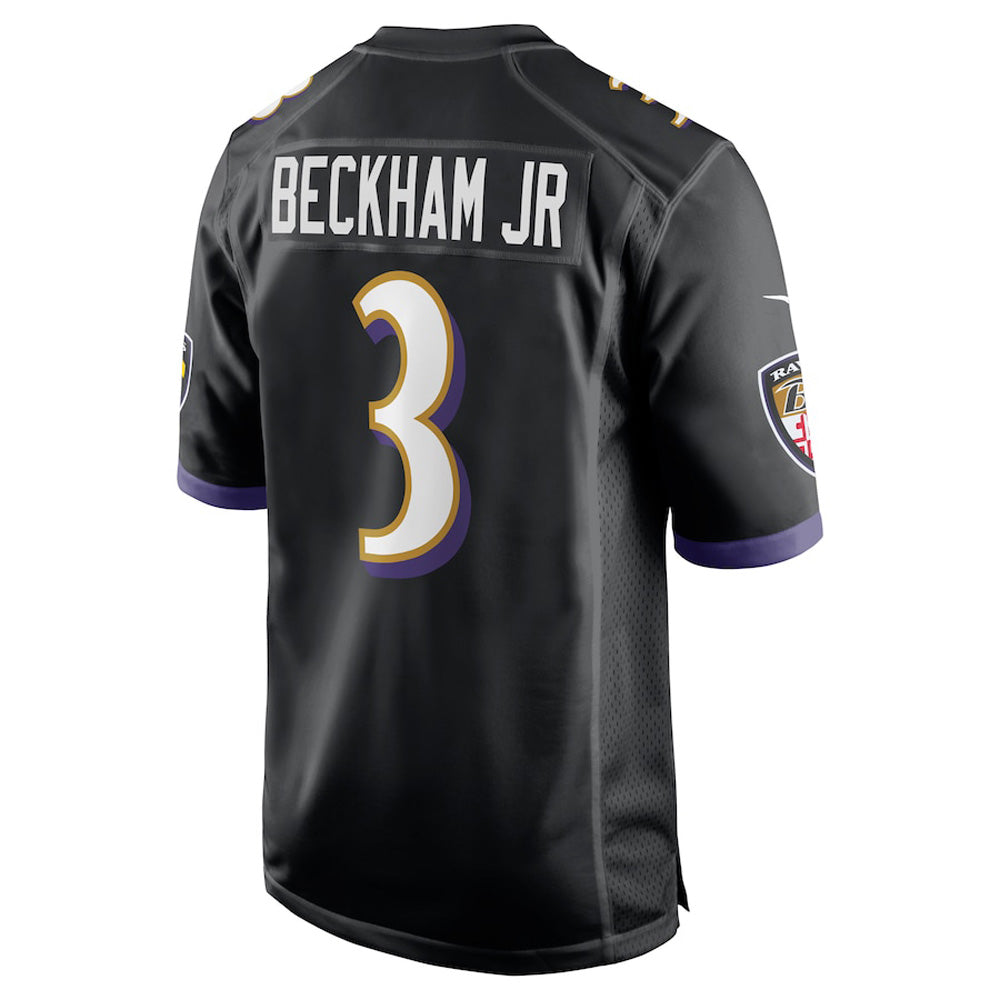 Youth Baltimore Ravens Odell Beckham Jr. Game Jersey - Black