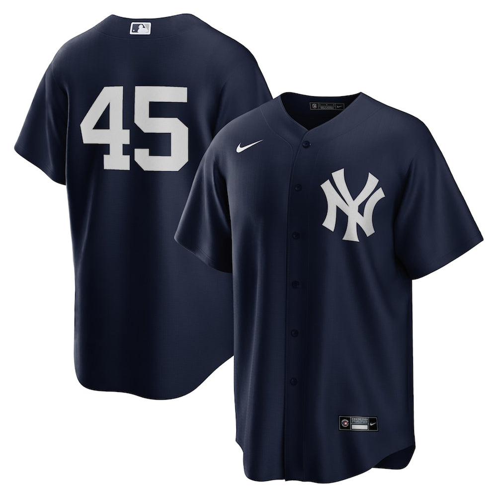Men's New York Yankees Gerrit Cole Cool Base Replica Alternate Jersey - Navy